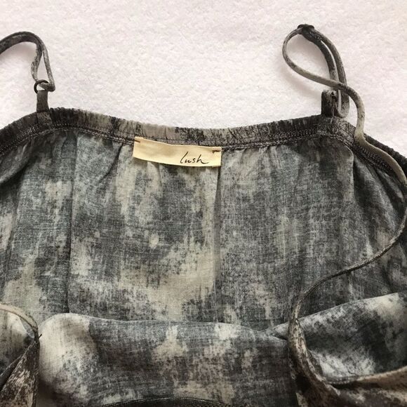 Lush Romper M Black Gray Women - Picture 8 of 8